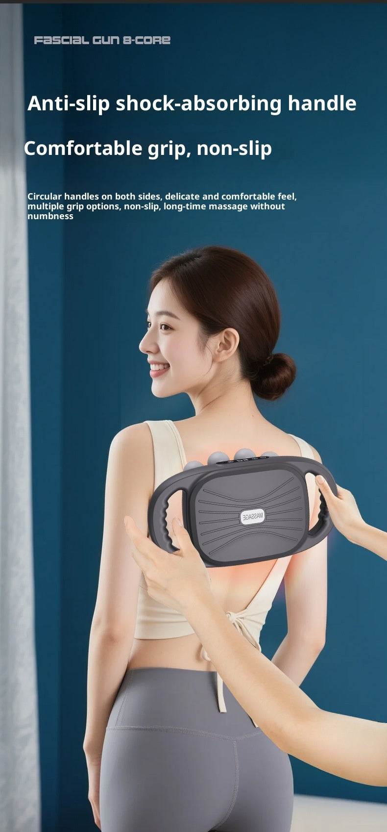 Masseur à Vibrations Puissantes Multi-Vitesses